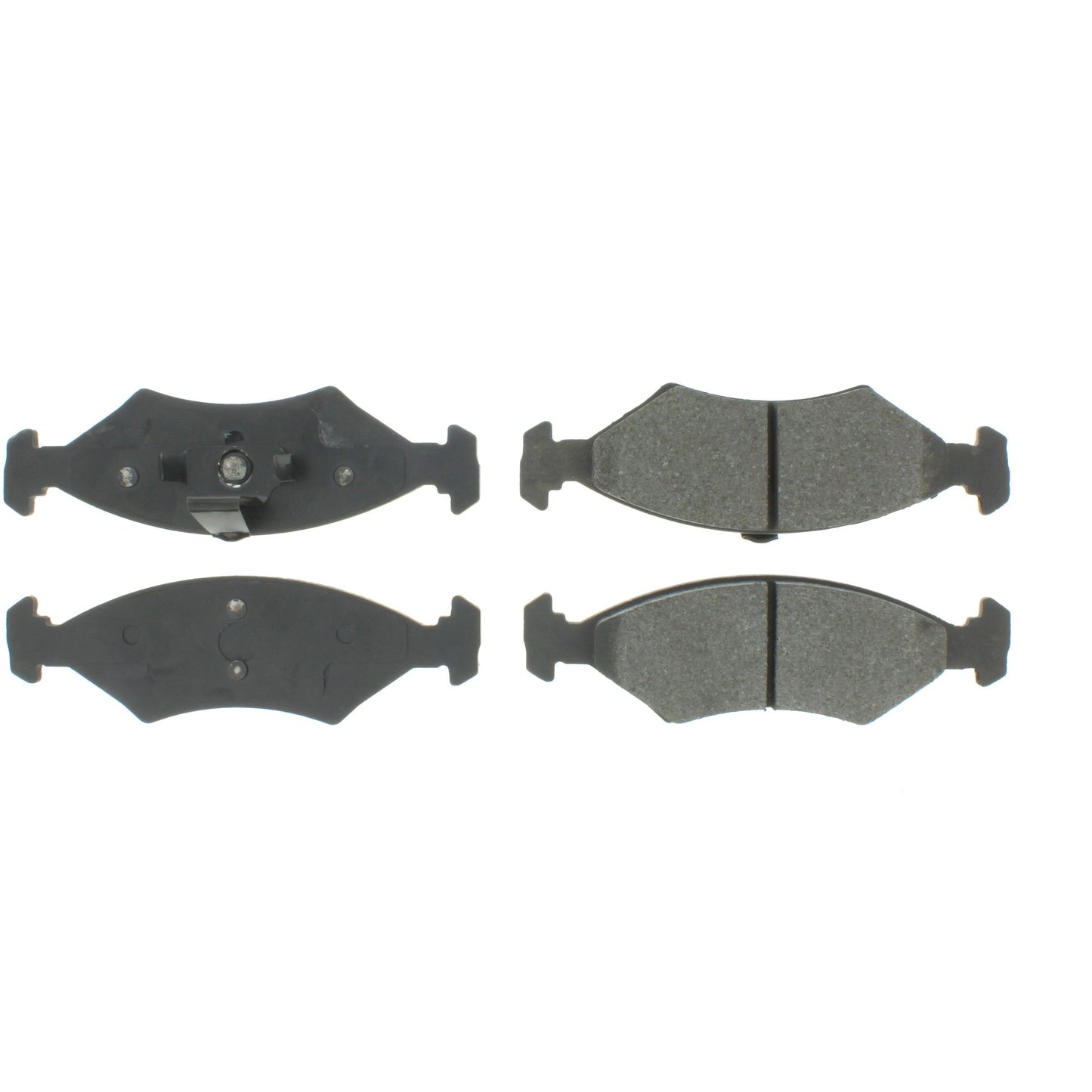 Centric Parts Disc Brake Pad Set Shimmed Semi-Metallic 102.11400