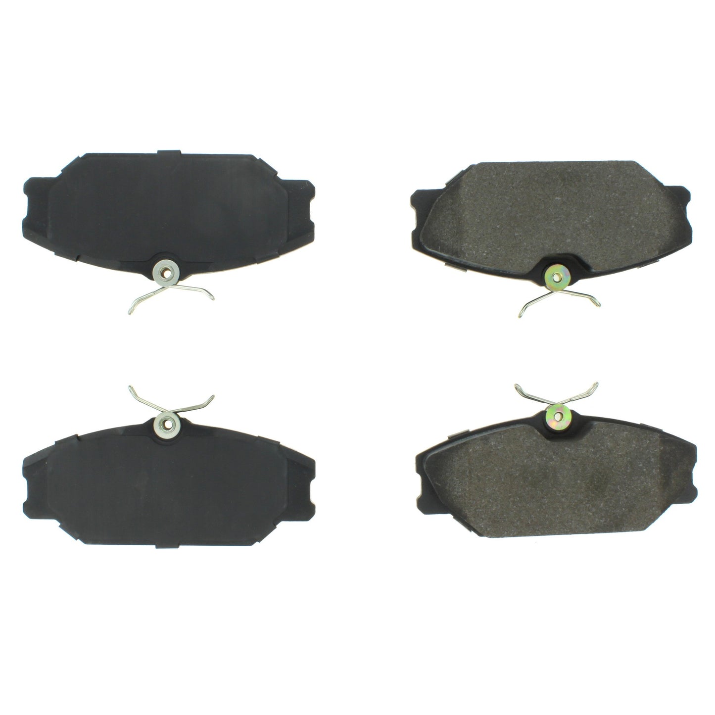 Centric Parts Disc Brake Pad Set Semi-Metallic with Shims for Renault Clio 2002-2006, Megane 2001-2006, Megane 2009-2010, Scenic 2001-2003 102.11450