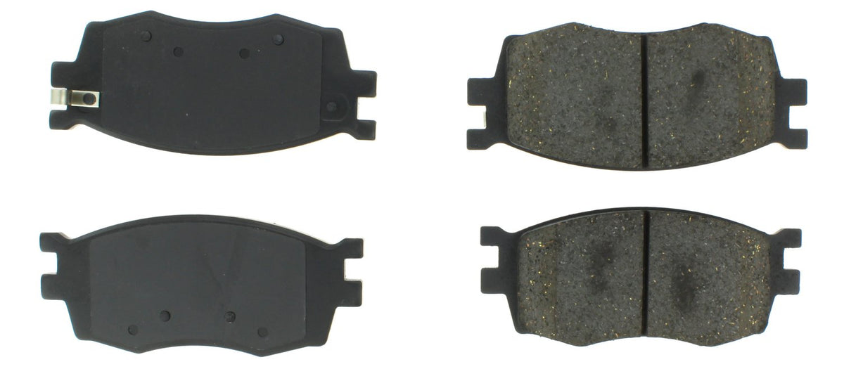 Centric Parts Disc Brake Pad Set Semi-Metallic with Shims for 2006-2012 Dodge Attitude 2011-2006 Hyundai Accent 2011-2006 Kia Rio 2011-2006 Rio5 2011-2006 102.11560