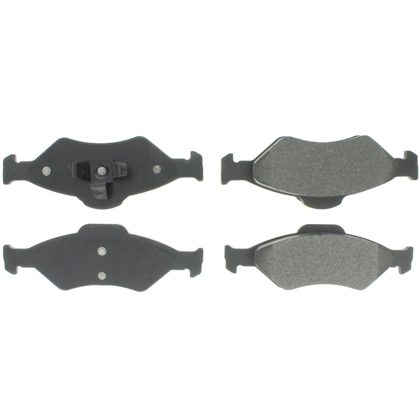 Centric Parts Disc Brake Pad Set Semi-Metallic with Shims for 2005-2009 Ford Fiesta 2007-2005 Ikon 102.14600