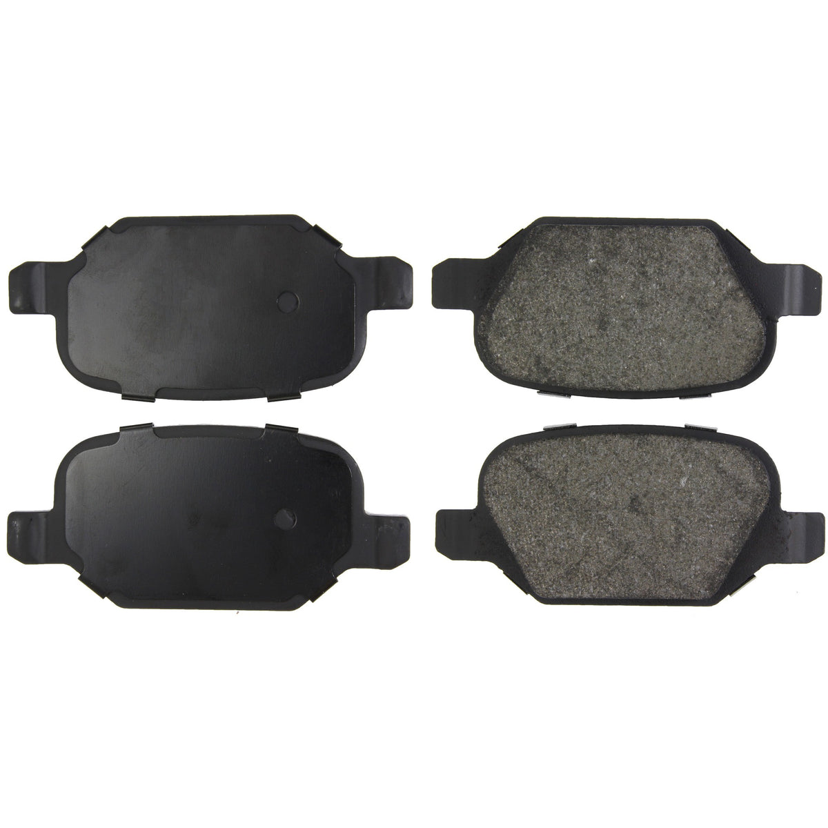Centric Parts Disc Brake Pad Set Semi-Metallic with Shims for Alfa Romeo 147 2002-2005, 156 2002-2004, Fiat Linea 2011 102.14920