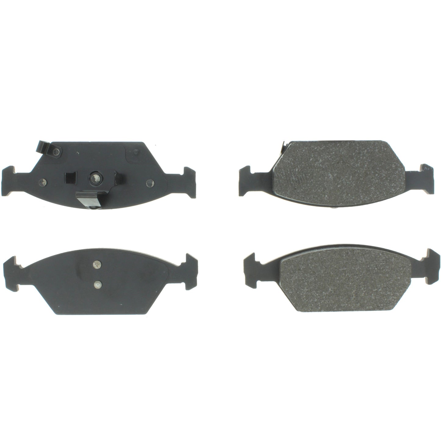 Centric Parts Disc Brake Pad Set Semi-Metallic with Shims for 2010-2014 Honda City 102.15530