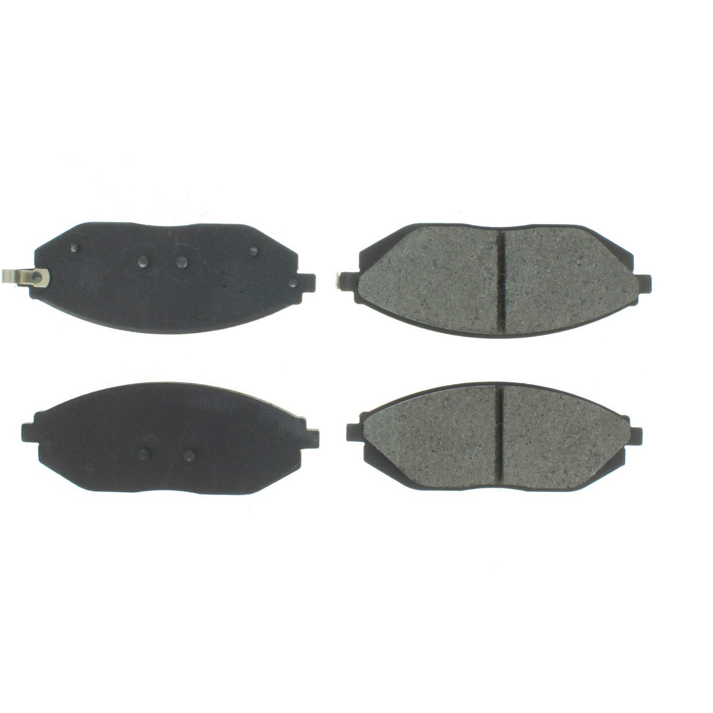 Centric Parts Disc Brake Pad Set Semi-Metallic with Shims for Chevrolet Beat 2020-2018 Sonic 2017-2016 Spark 2016-2011 Spark Classic 2016 102.15900