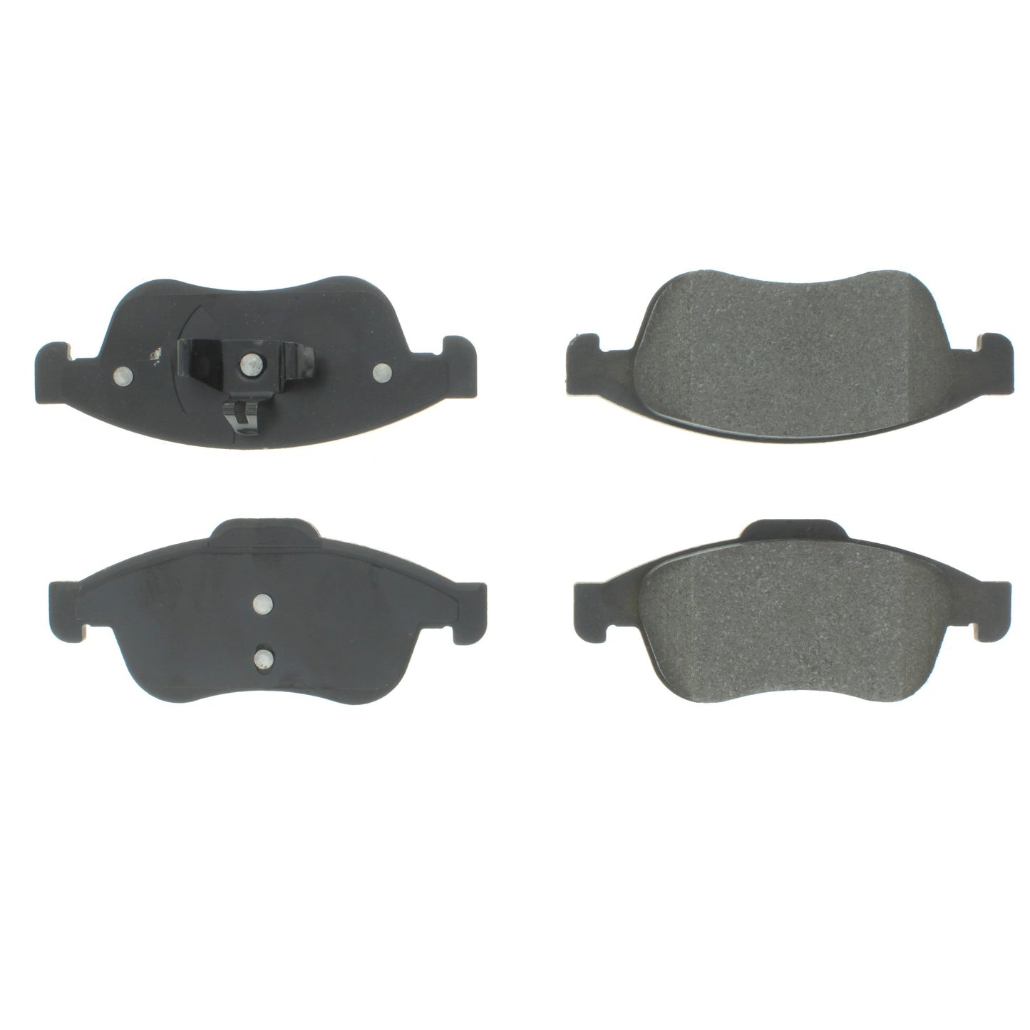 Centric Parts Disc Brake Pad Set Semi-Metallic with Shims for 2018 Renault Captur, 2013-2018 Duster, 2011-2015 Fluence, 2019 Oroch 102.16270
