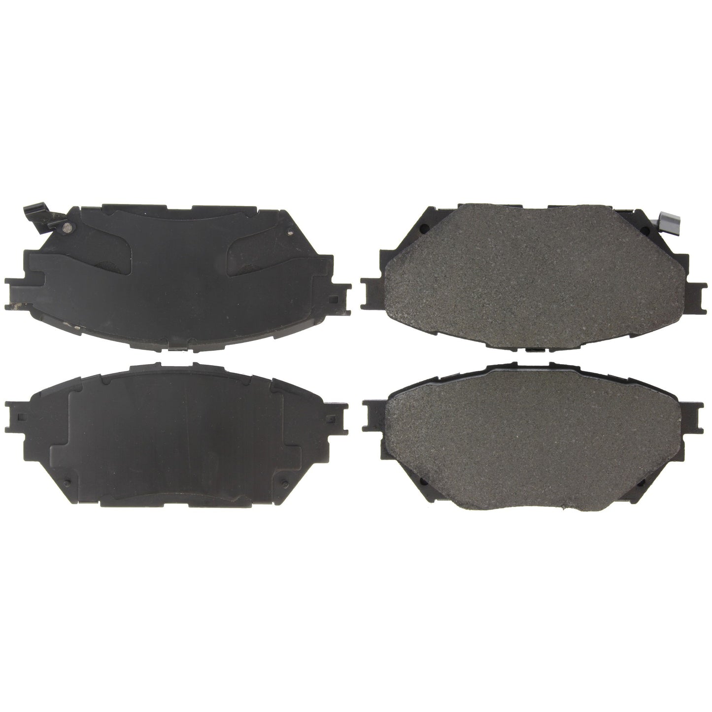 Centric Parts Disc Brake Pad Set Shimmed for Noise Reduction with Semi-Metallic Compounds 102.16820