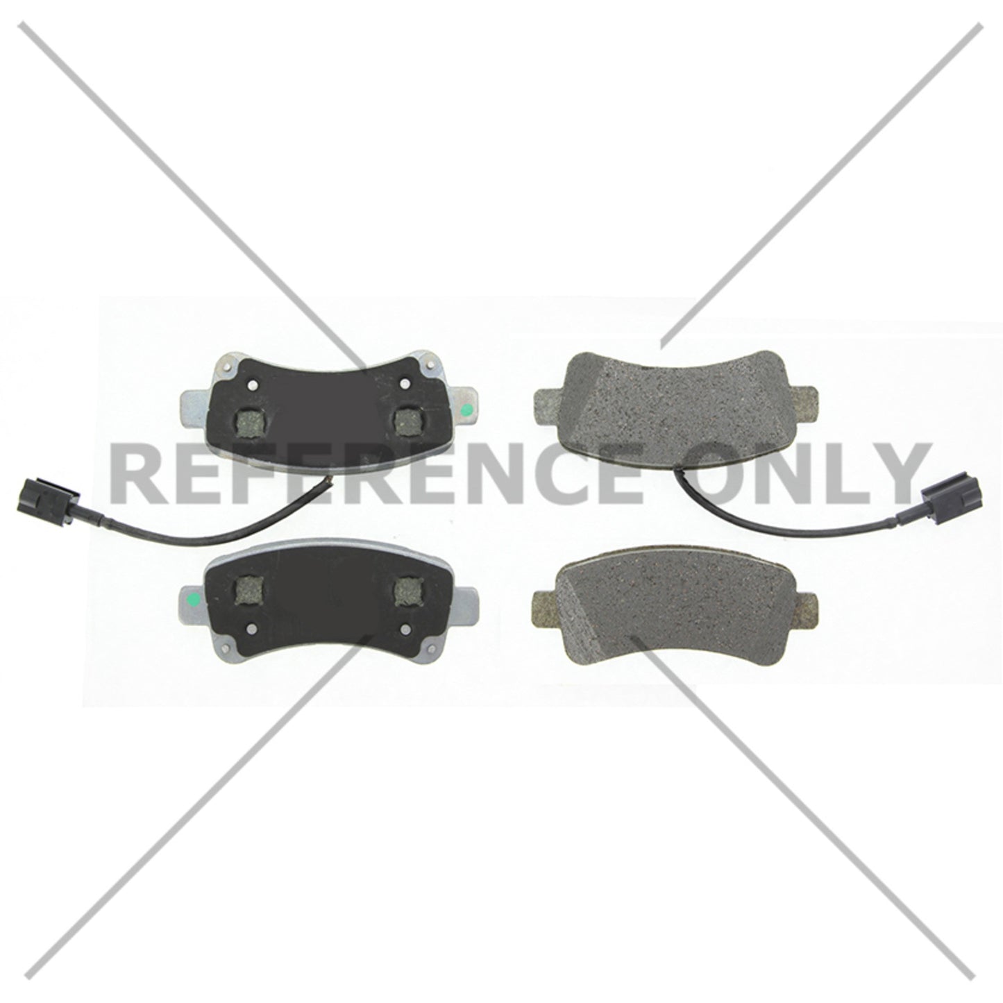 Centric Parts Disc Brake Pad Set Semi-Metallic with Shims for 2015-2017 Fiat Ducato, 2014-2020 Ram ProMaster 1500/2500/3500, 2017-2019 ProMaster Rapid 102.17461