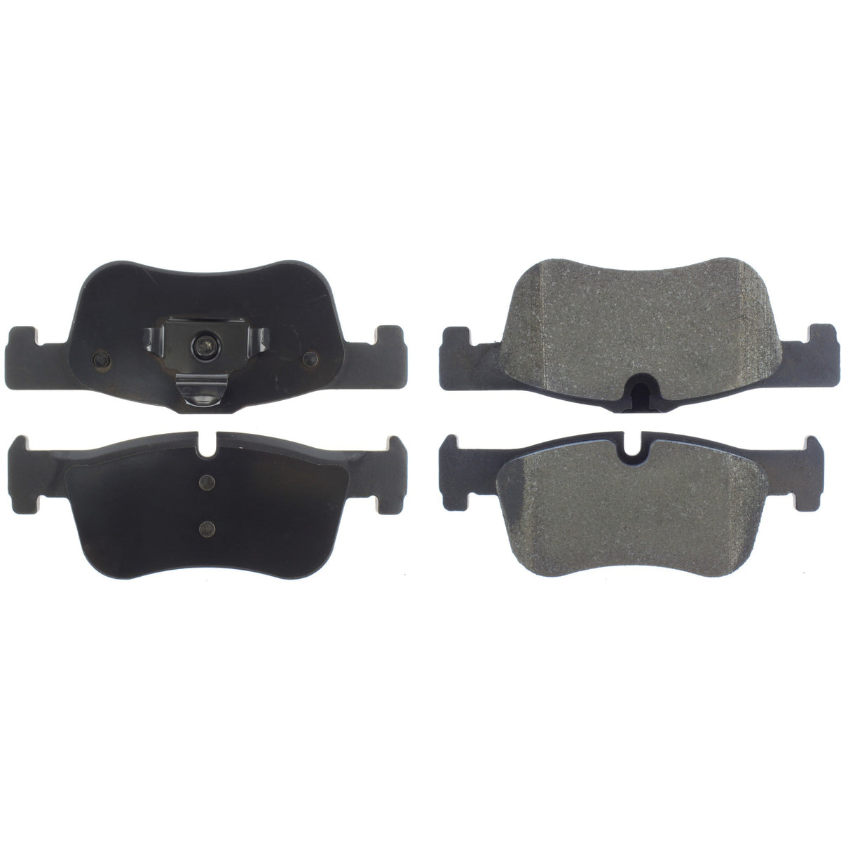 Centric Parts Disc Brake Pad Set Semi-Metallic with Shims for 2012-2015 BMW 118i 102.18170