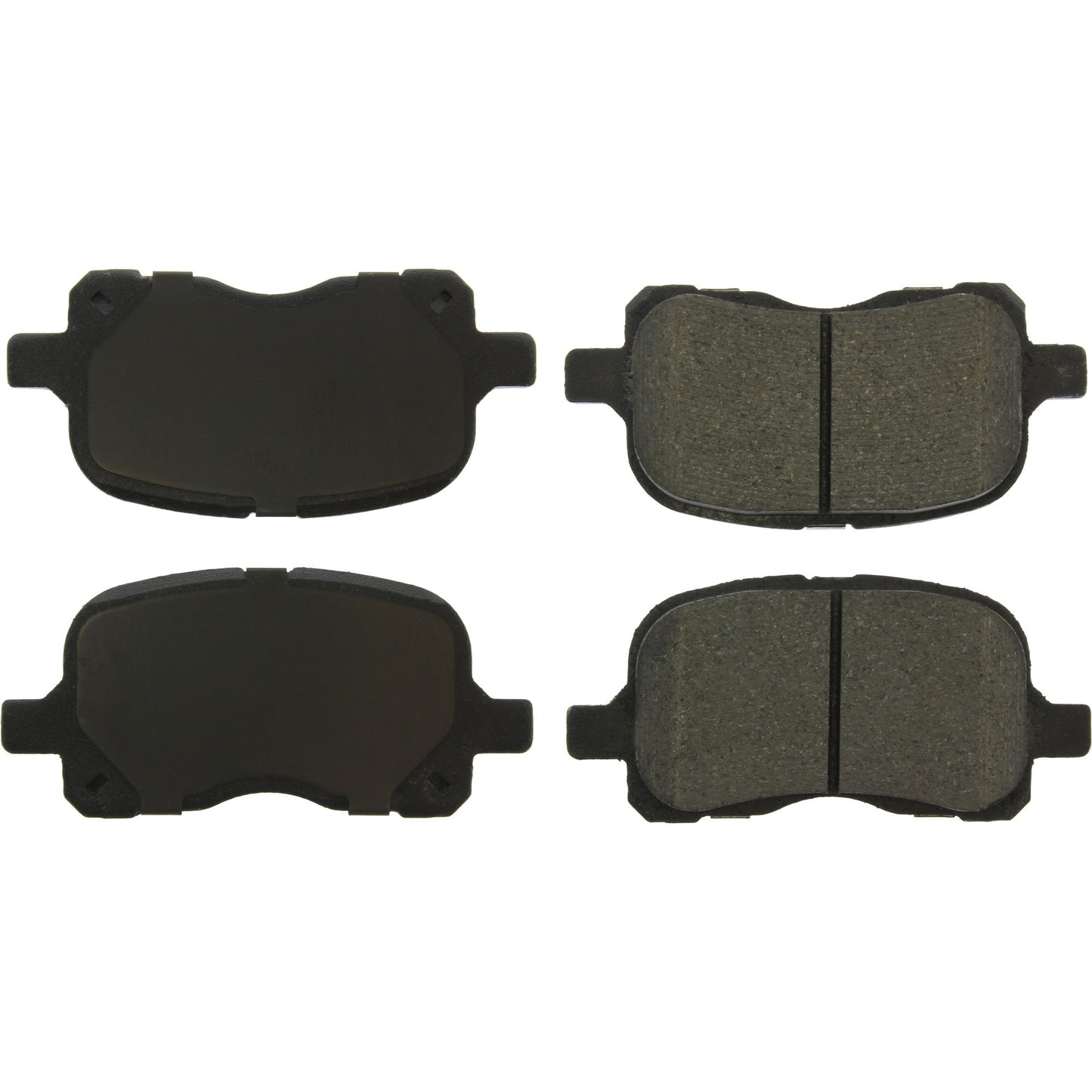 Centric Parts Disc Brake Pad Set C-Tek Ceramic with Shims for 1998-2002 Chevrolet Prizm Toyota Corolla 103.07410