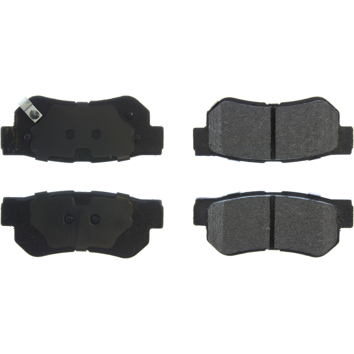 Centric Parts Disc Brake Pad Set C-Tek Ceramic with Shims for 2001-2010 Hyundai Kia 103.08130