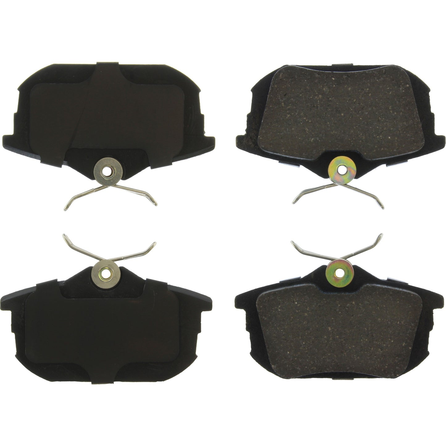 Centric Parts Disc Brake Pad Set Ceramic with Shims for Mitsubishi Space Star 2004-2003, Smart Forfour 2007-2005, Volvo S40 2012-1999, V40 2004-1999 103.08380