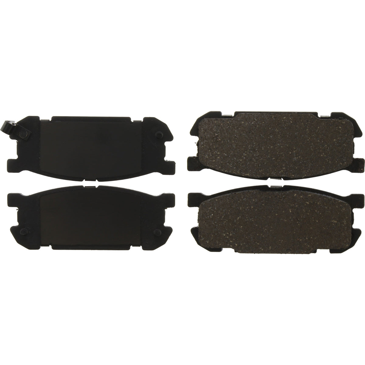 Centric Parts Disc Brake Pad Set C-Tek Ceramic with Shims for 2001-2005 Mazda Miata 103.08910