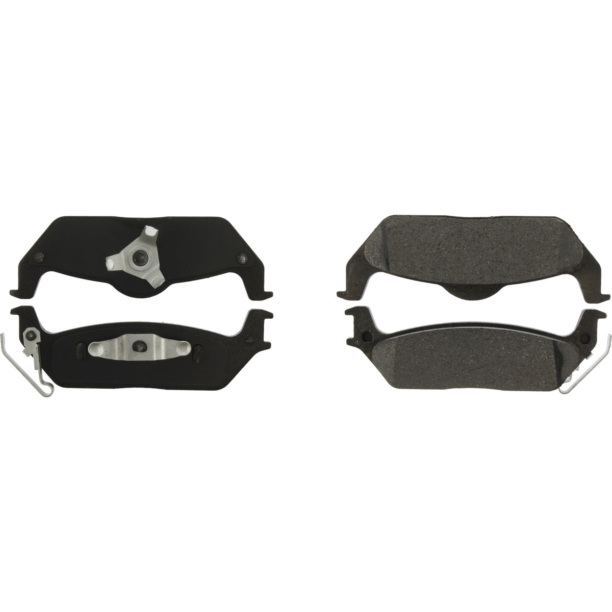 Centric Parts Disc Brake Pad Set Ceramic with Shims for 2004-2011 Ford F-150 2003-2015 Lobo 2006-2008 Lincoln Mark LT 2010 103.10120