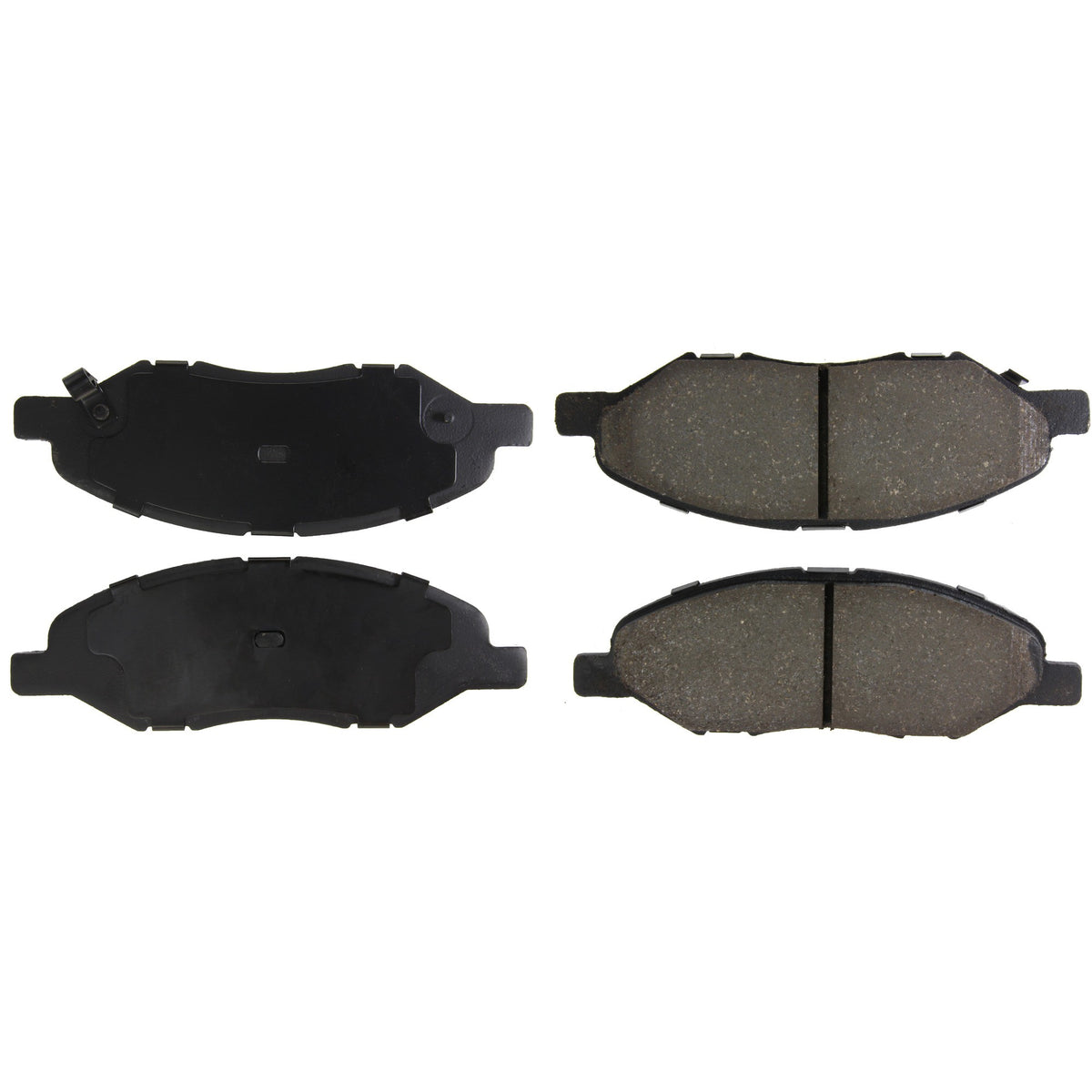 Centric Parts Disc Brake Pad Set C‑Tek Ceramic with Shims for 2007-2017 Nissan Tiida, 2009-2011 Versa 103.13450