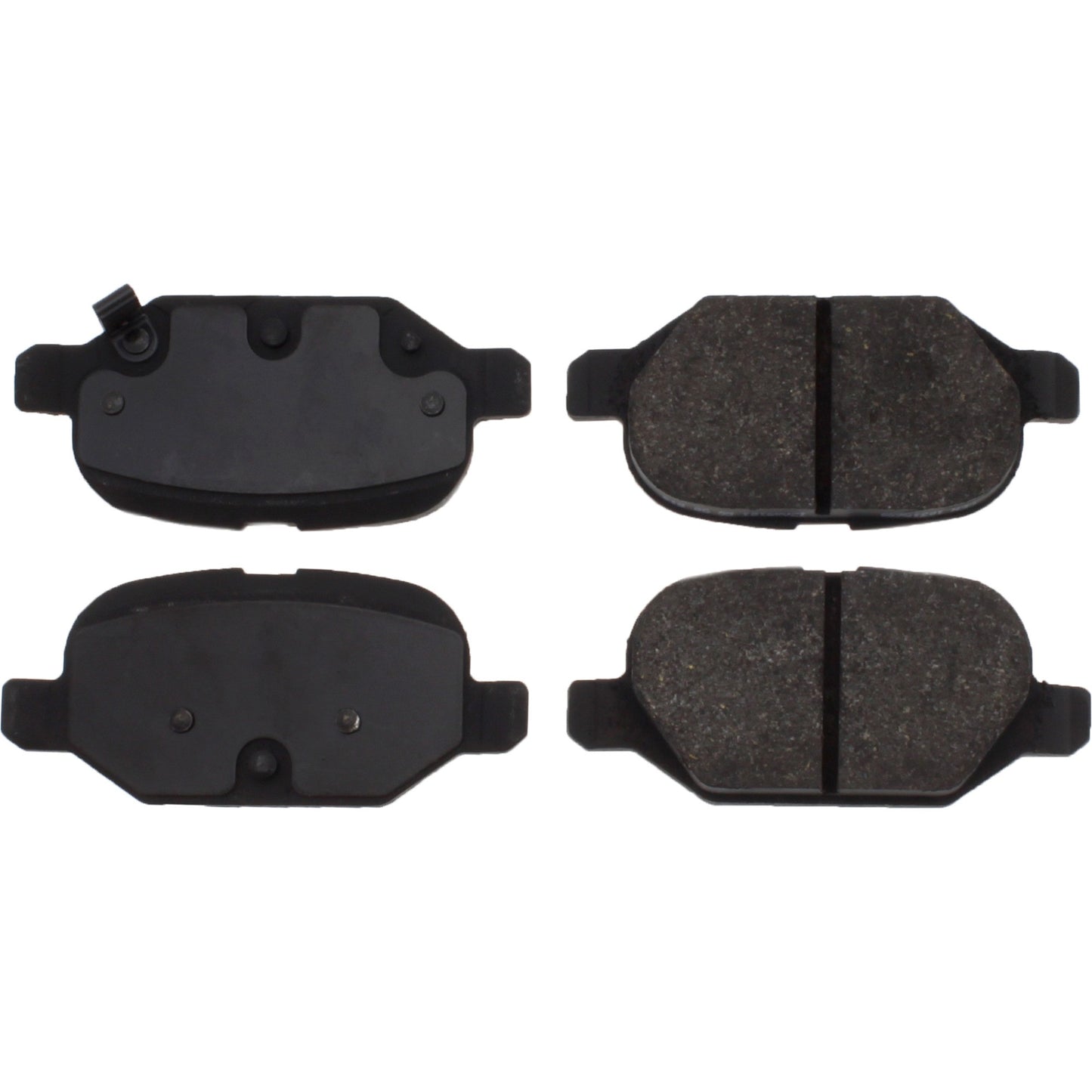 Centric Parts Disc Brake Pad Set Ceramic with Shims for Fiat 500 2009-2019, Panda 2007-2012, Ram 700 2015-2017 103.15690