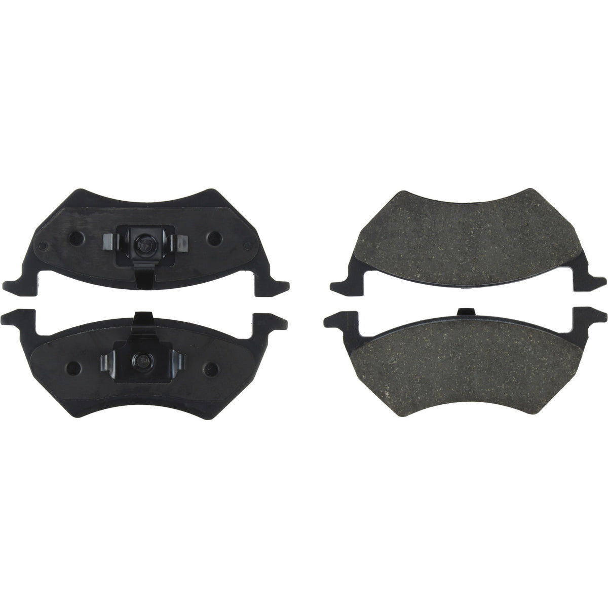 Centric Parts Disc Brake Pad Set C-Tek Ceramic with Shims for 2009-2013 Volkswagen Gol 103.16410