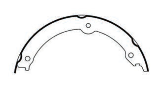 Centric Parts Parking Brake Shoe for Lexus LX570 Toyota Land Cruiser Sequoia Tundra 2008-2022 111.09430