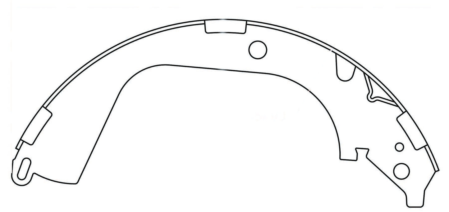 Centric Parts Premium Brake Shoes 111.09590