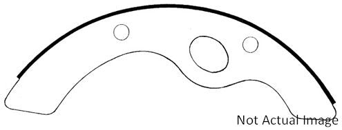 Centric Parts Heavy Duty Brake Shoes 112.07170