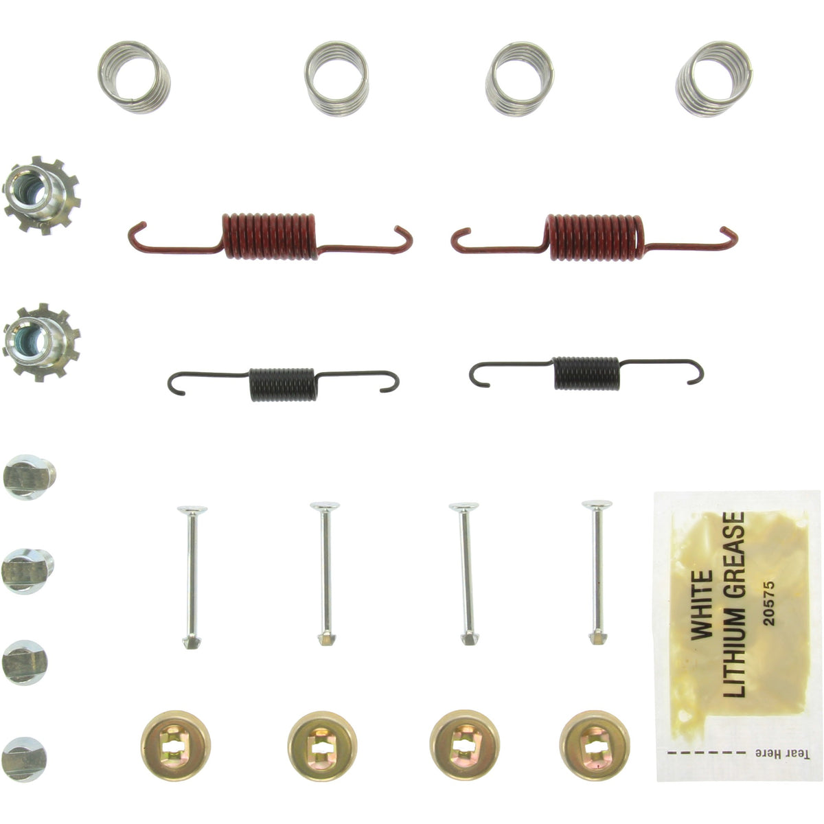 Centric Parts Parking Brake Hardware Kit with Quiet Operation for 2008-2013 Lexus LX570 Toyota Land Cruiser Sequoia Tundra 118.44037