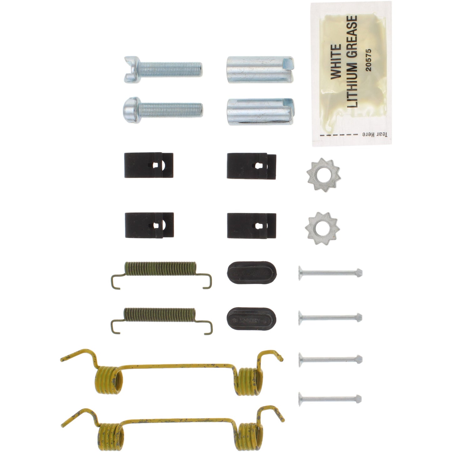 Centric Parts Parking Brake Hardware Kit for 2006-2010 Dodge Ram 2500/3500, 2004-2007 Ford E-250/E-350, 2012-2017 F-150/F-250/F-350 118.65015