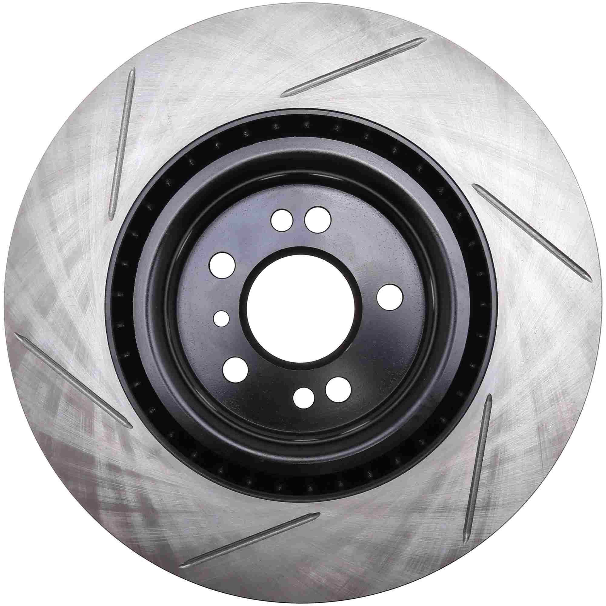 StopTech Sport Slotted Brake Rotor; Front Left