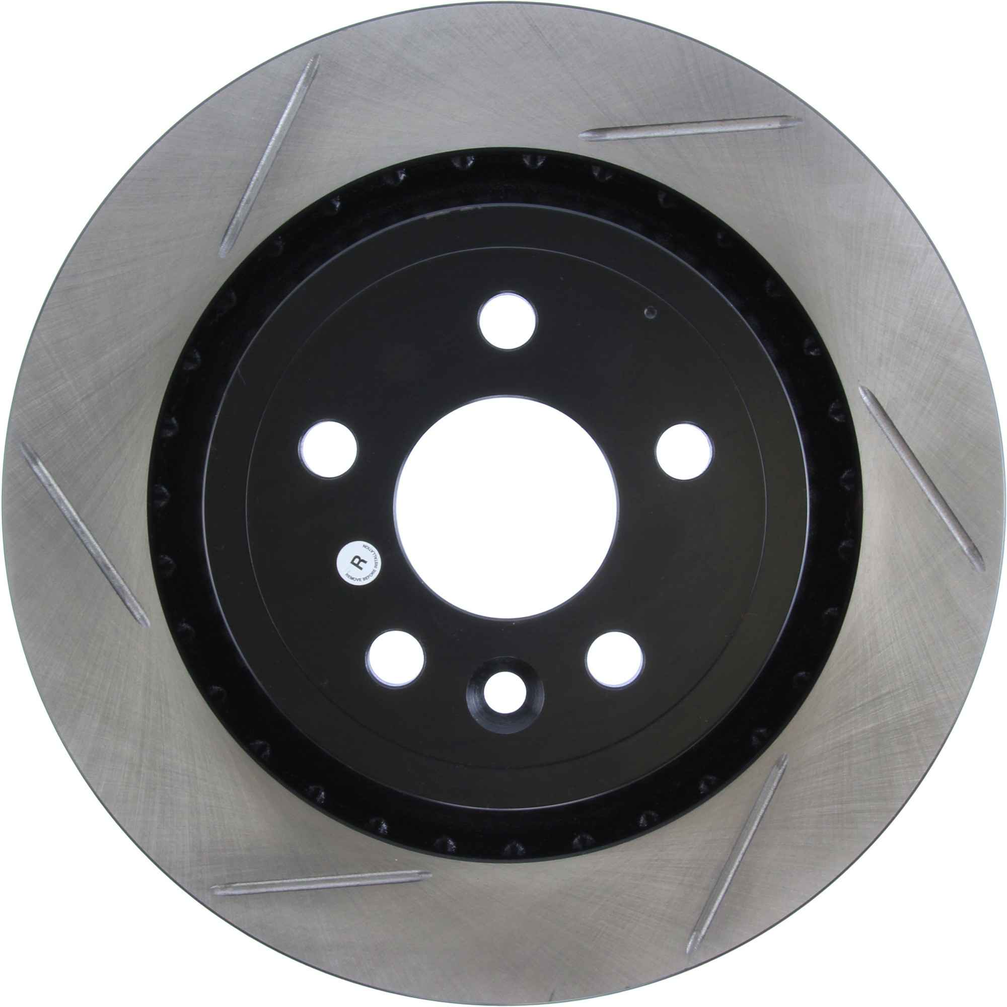 StopTech Sport Slotted Brake Rotor; Rear Left
