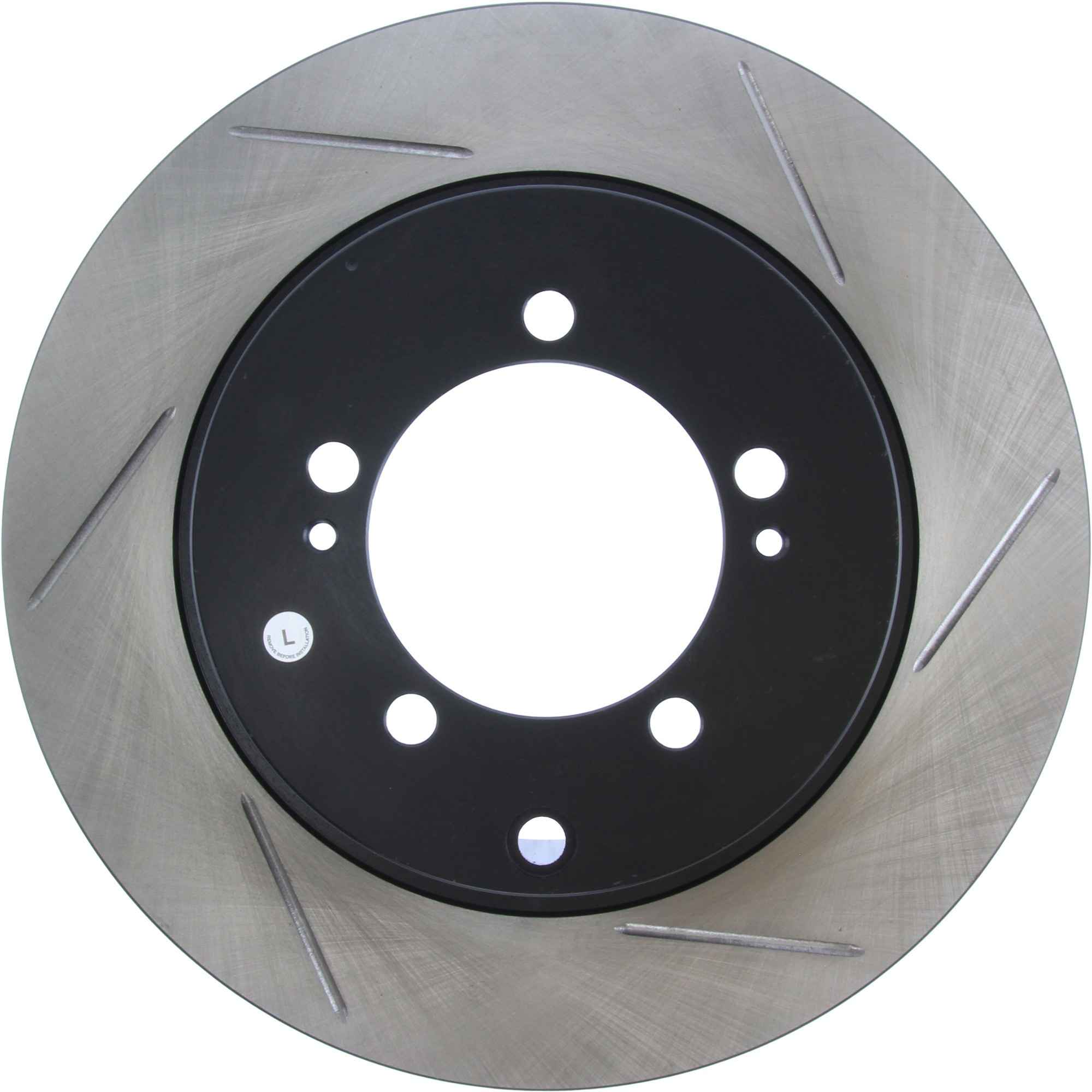 StopTech Power Slot 03-06 Evo 8 & 9 Slotted Left Rear Rotor 126.46065SL