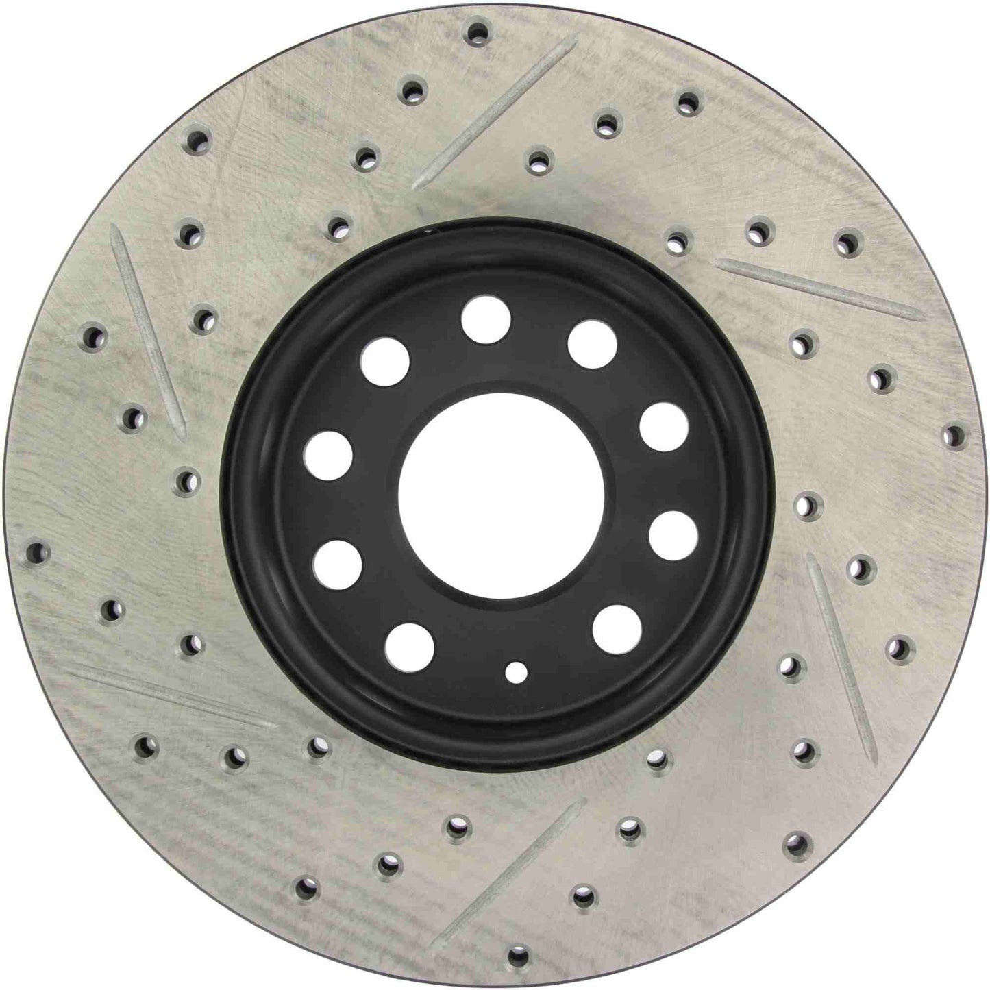 StopTech Sport Drilled/Slotted Brake Rotor;Front And Rear Left