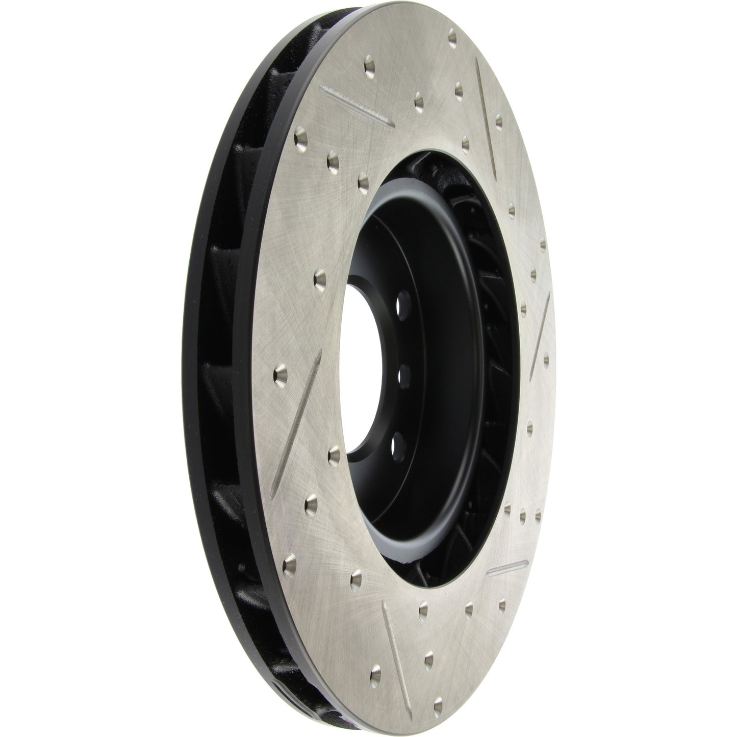 StopTech 94-02 BMW M3/Z3 SportStop Slotted & Drilled Front Left Rotor 127.34039CR