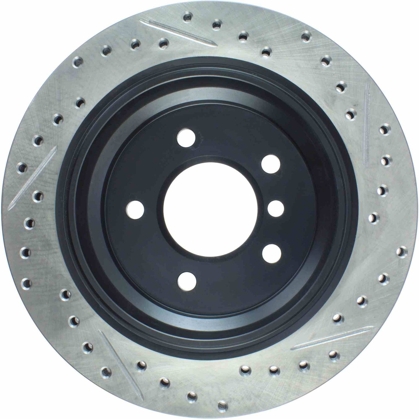 StopTech 01-03 BMW 525/530 Series / 96-03 540i / 96-00 528 Series Slotted&Drilled Right Rear Rotor 127.34046R
