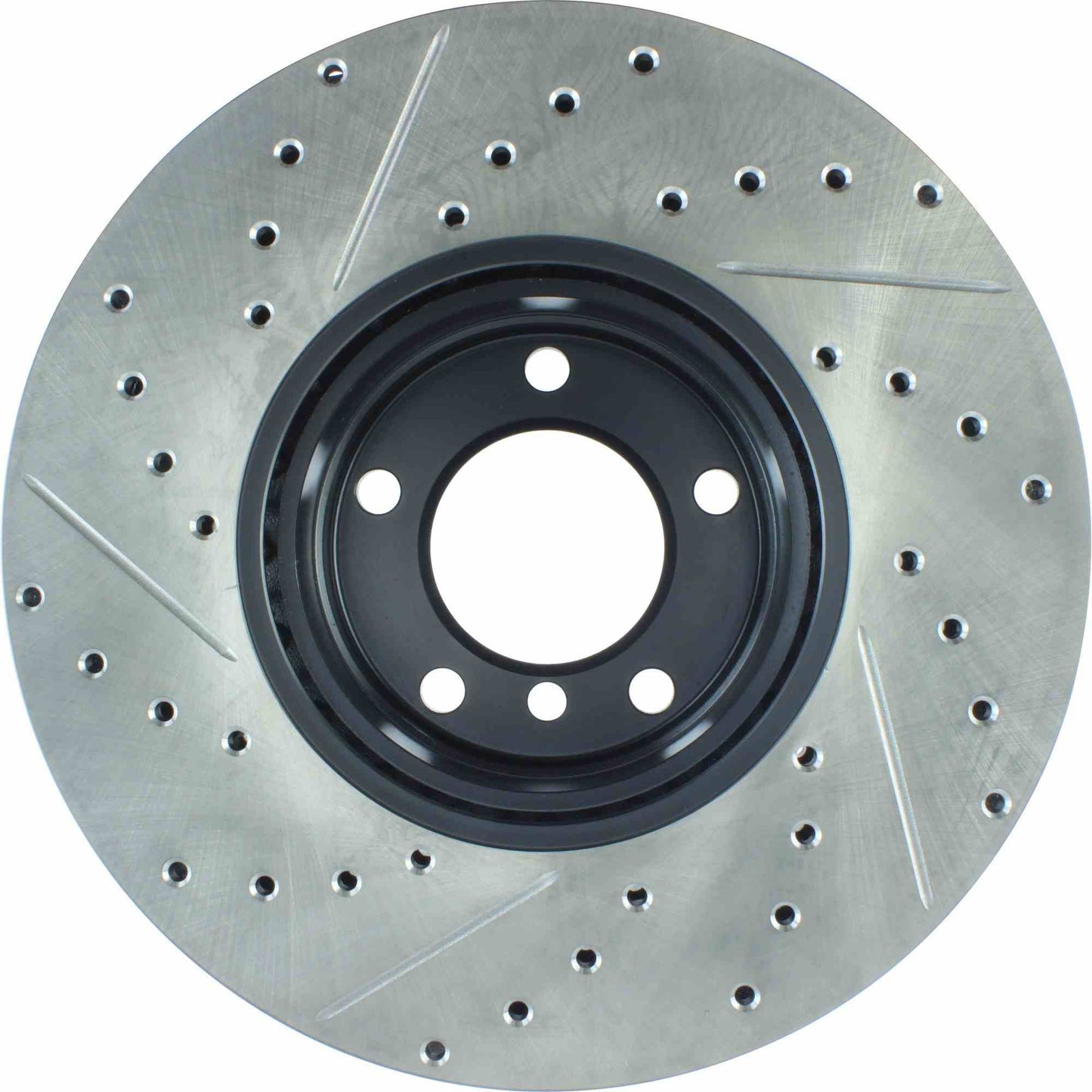 StopTech 01-03 BMW 530 Series / 3/00-03 540 Slotted & Drilled Left Front Rotor 127.34055L