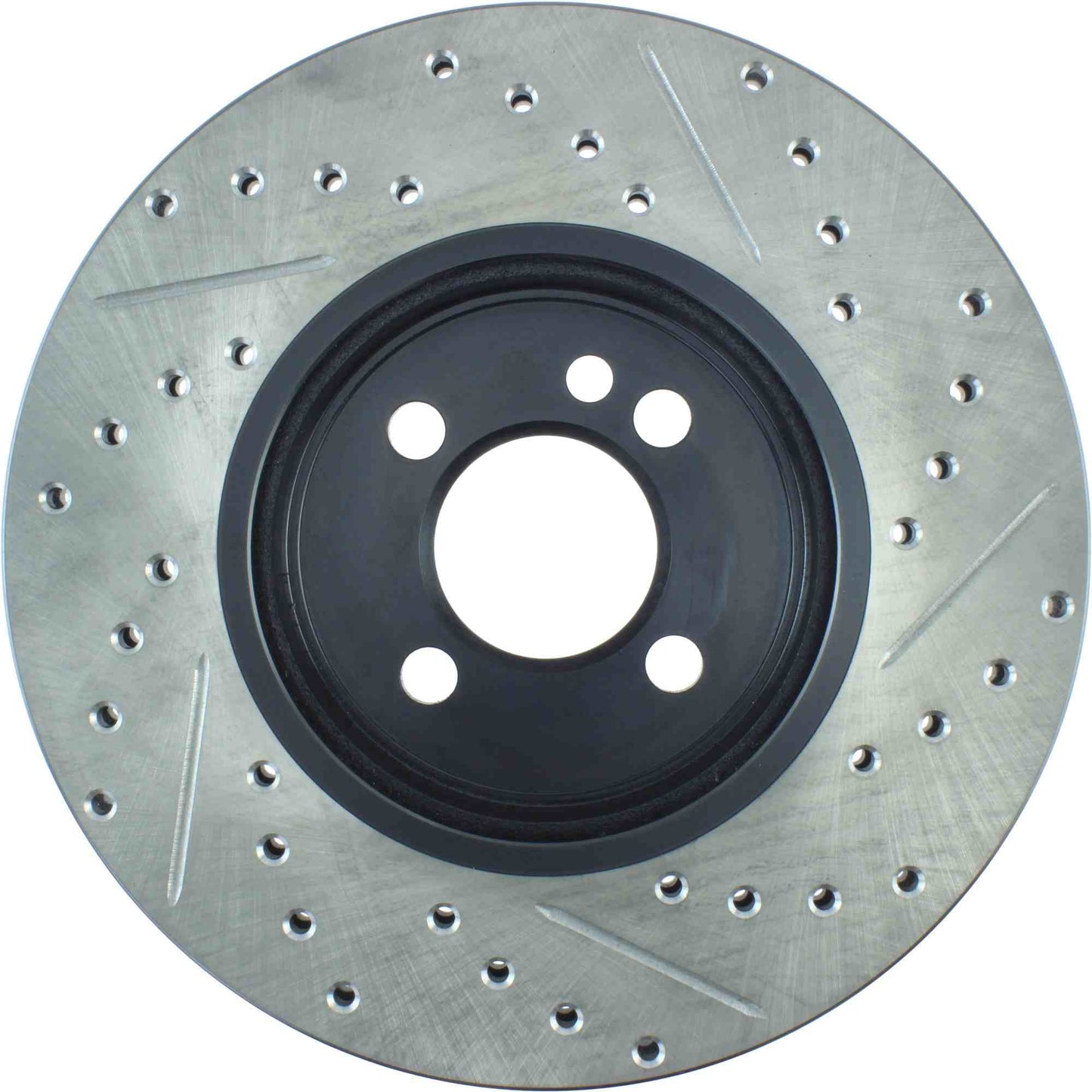 StopTech Sport Drilled/Slotted Brake Rotor; Front Right