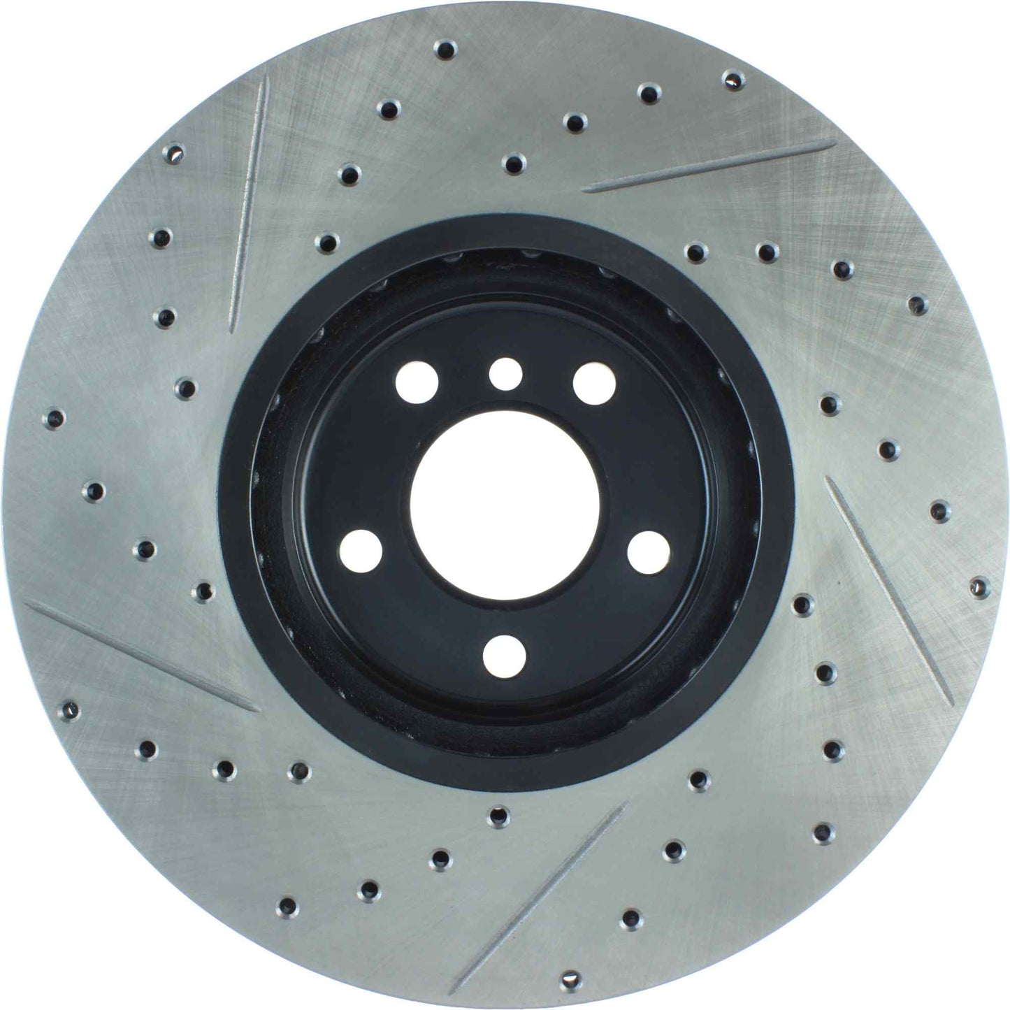 StopTech 11-12 BMW X5 / 09-12 BMW X6 Slotted & Drilled Left Front Rotor 127.34112L