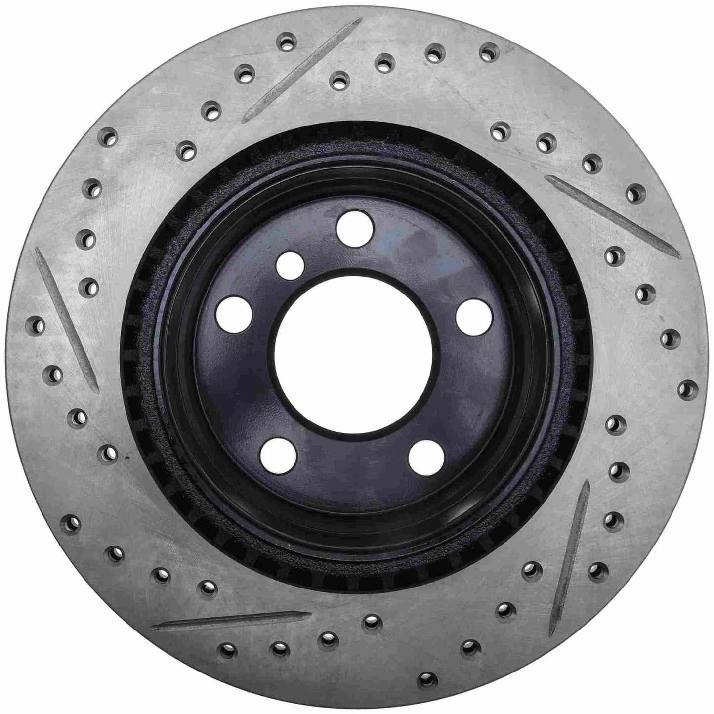 StopTech 2012-2014 BMW 328 Series / 2014 428i Slotted & Drilled Left Rear Brake Rotor 127.34143L
