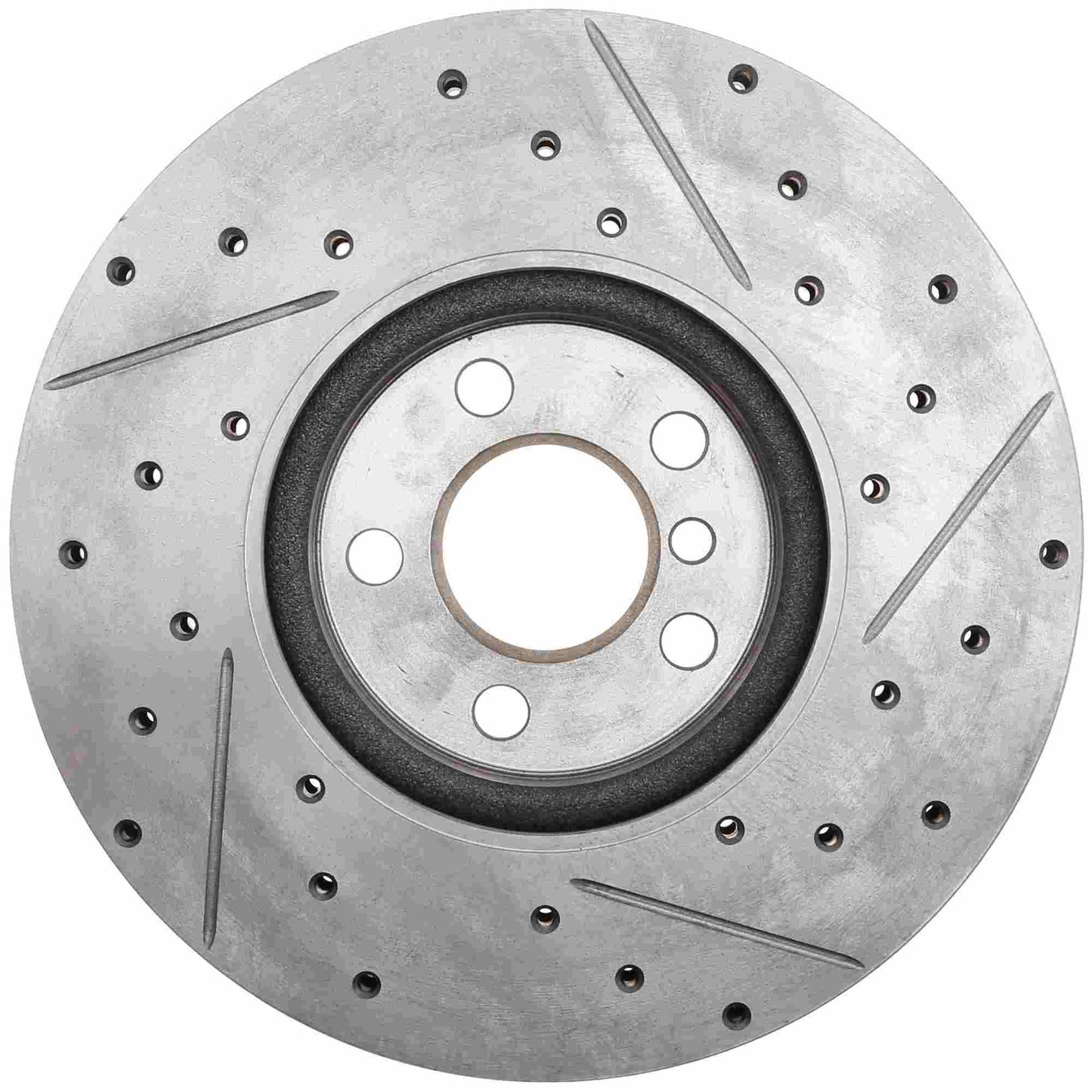StopTech 2017 JCW Mini Cooper Sport Slotted & Drilled Front Right Rotor 127.34186R