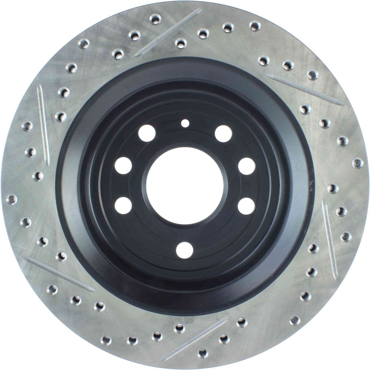 StopTech 03-09 Saab 9-3 Slotted & Drilled Left Rear Rotor 127.38019L