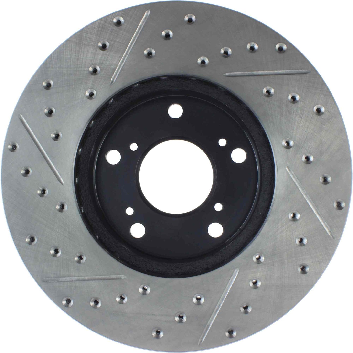 StopTech 98-17 Honda Accord SportStop Slotted & Drilled Cryo Front Left Rotor 127.40036CL