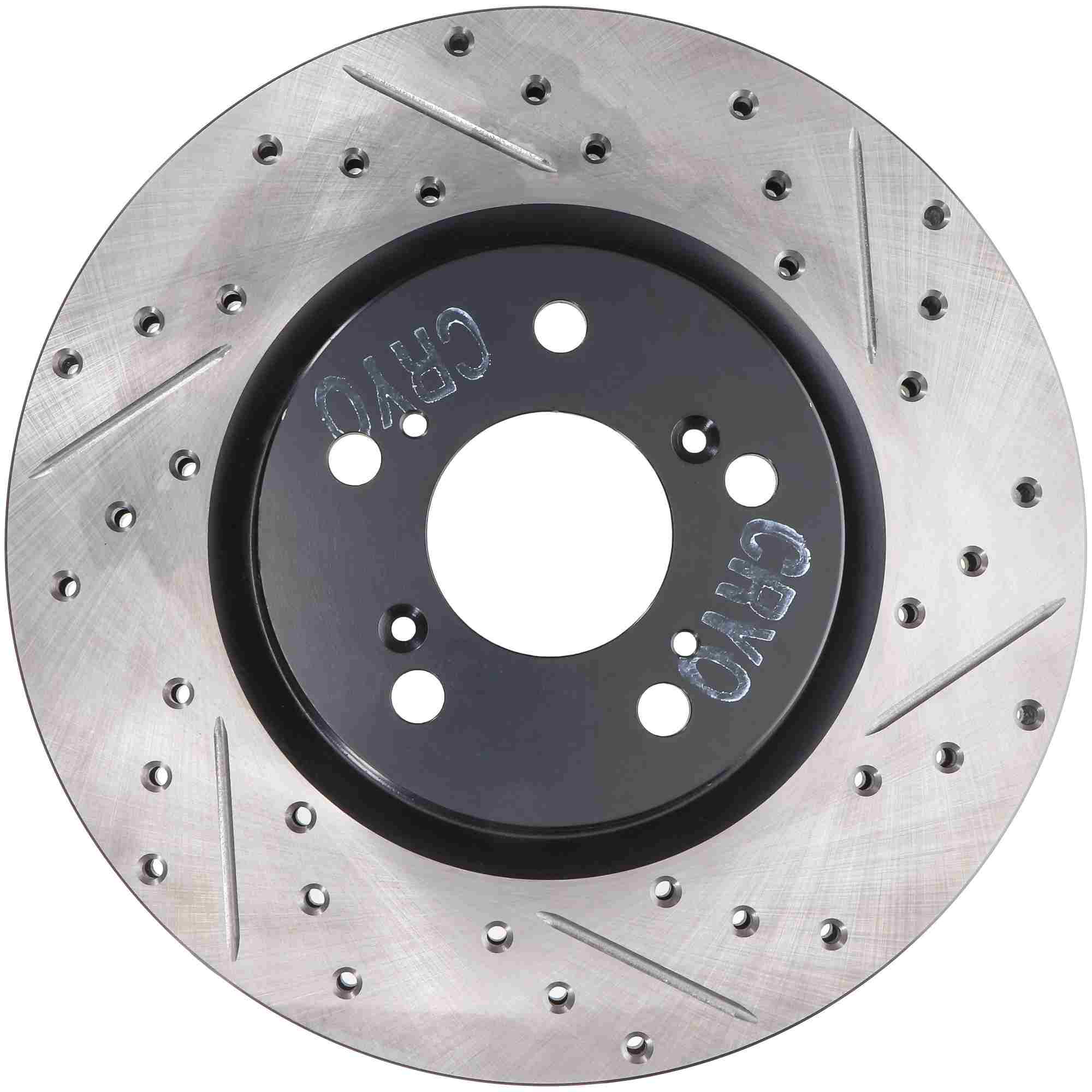 StopTech 05-12 Acura RL Slotted & Drilled Cryo Sport Left Front Brake Rotor 127.40066CL