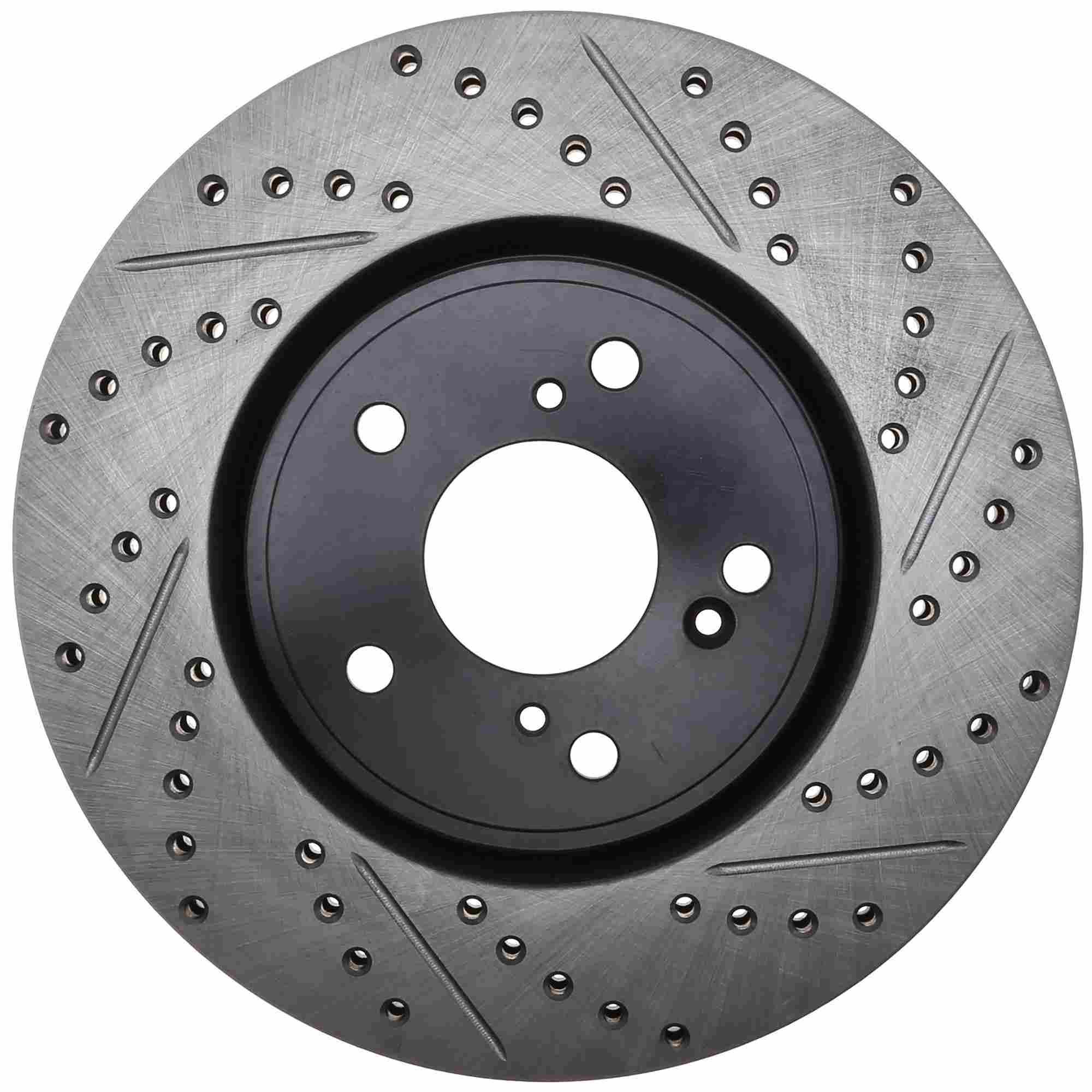 StopTech 2017 Honda CR-V Sport Drilled & Slotted Rotor - Left Front 127.40096L