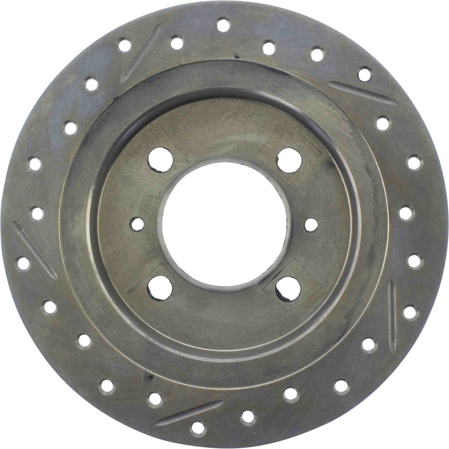 StopTech 95-99 Nissan 200SX / 91-99 Sentra (Exc Wagon) Slotted & Drilled Left Rear Rotor 127.42054L