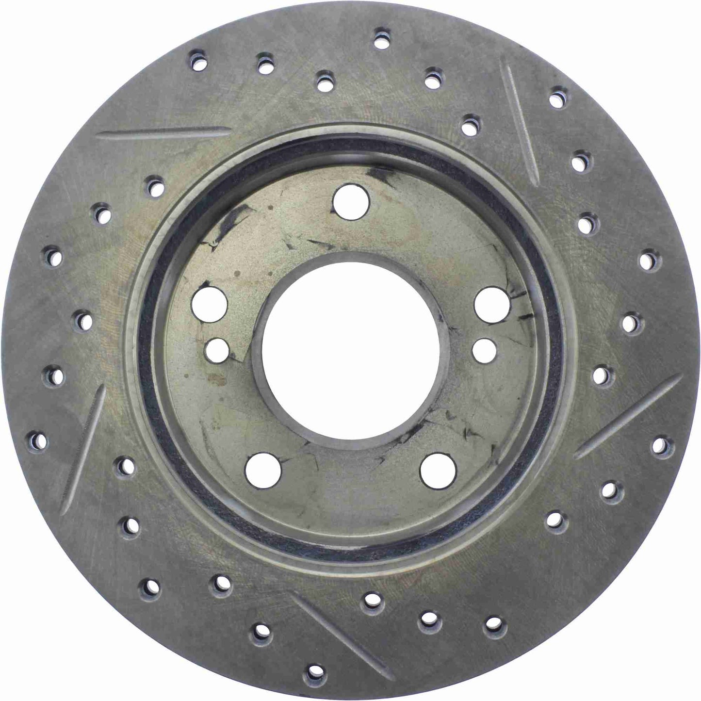 StopTech 94-96 Nissan 240SX SportStop Slotted & Drilled Front Right Rotor 127.42057R