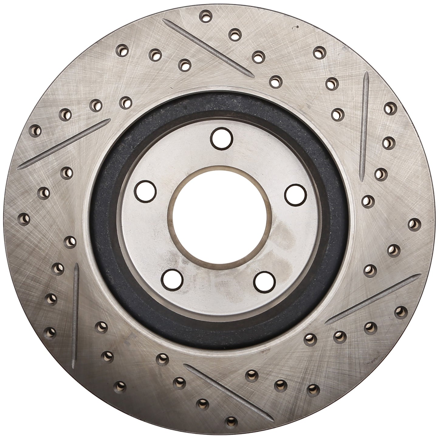 StopTech 2014-2017 Nissan Altima Slotted & Drilled Front Right Rotor 127.42118R