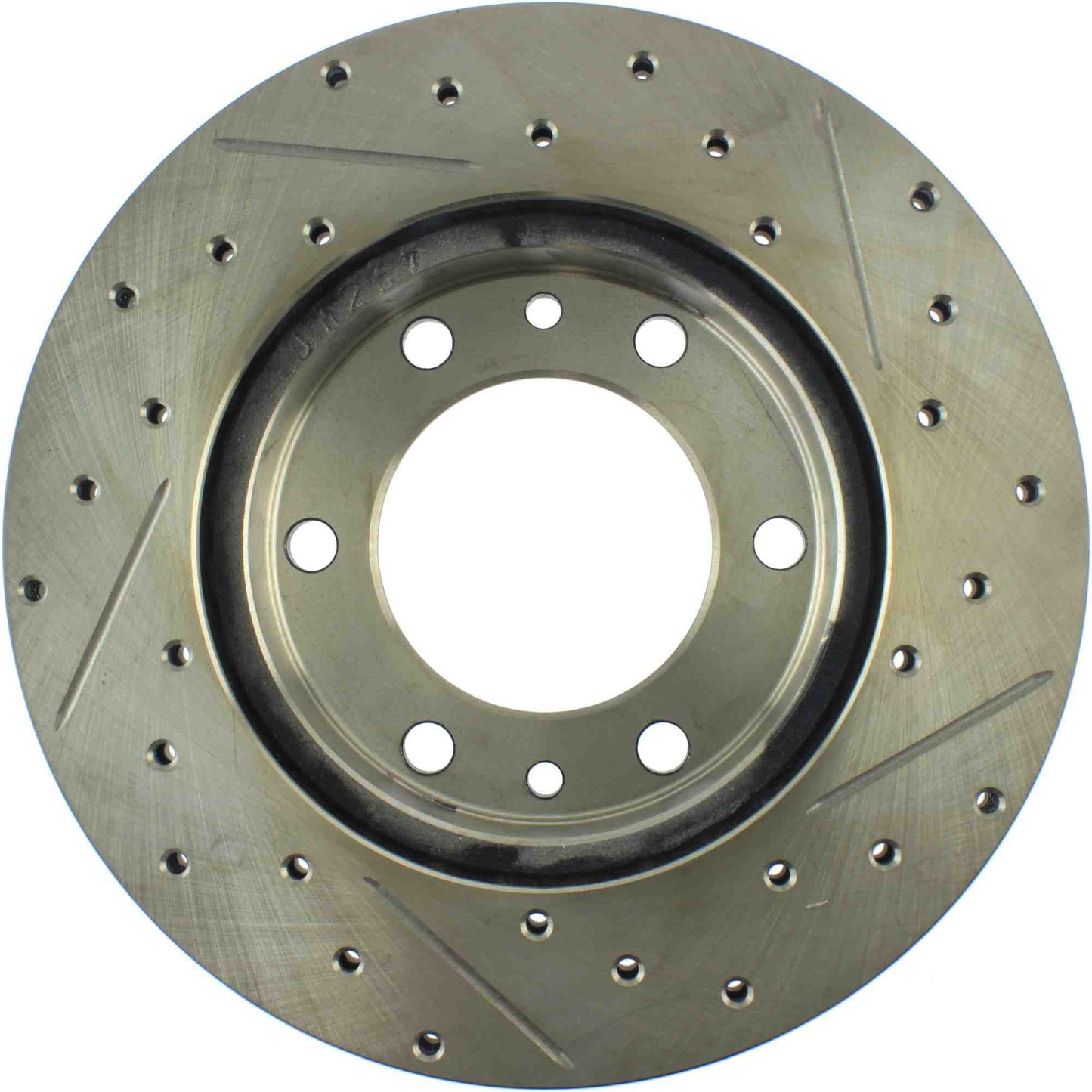 StopTech 81-89 Toyota Land Cruiser Slotted & Drilled Front Rotor 127.44037R