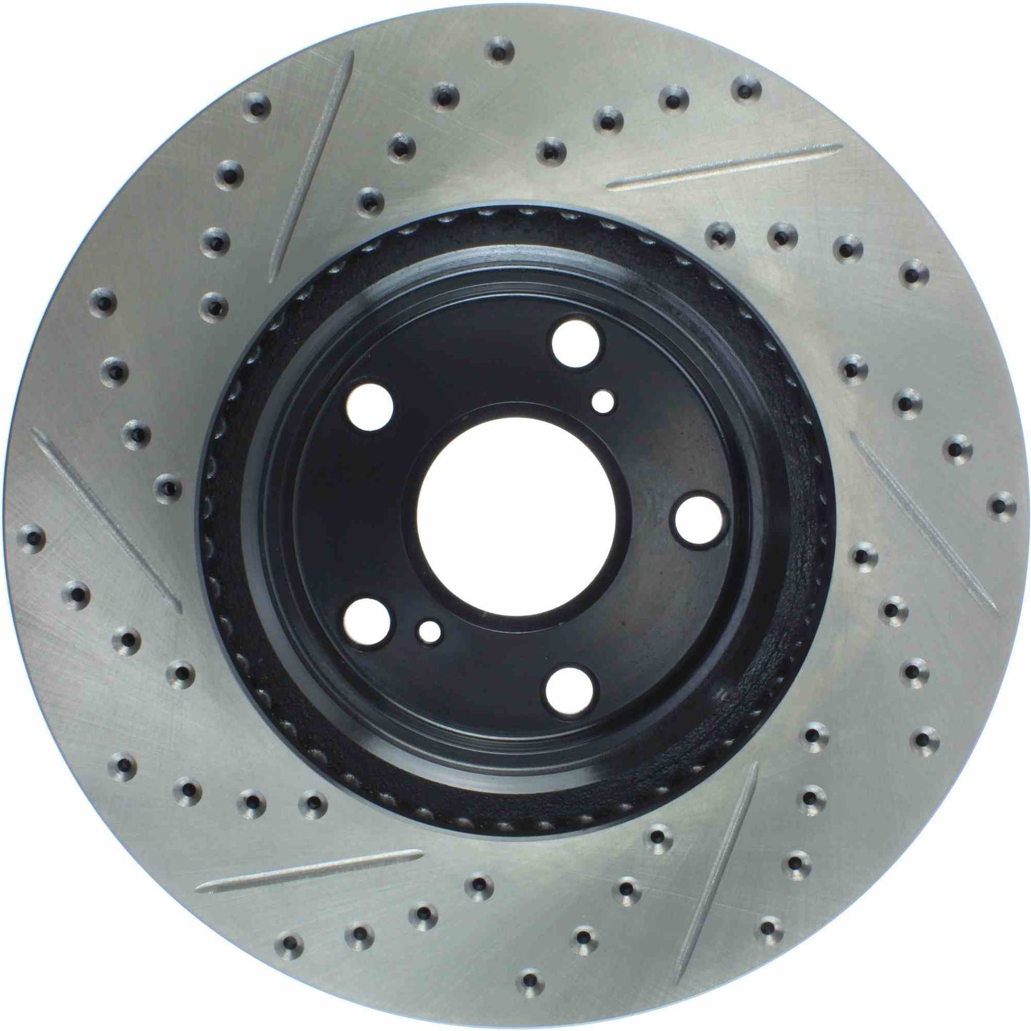 StopTech Sport Drilled/Slotted Brake Rotor; Front Left