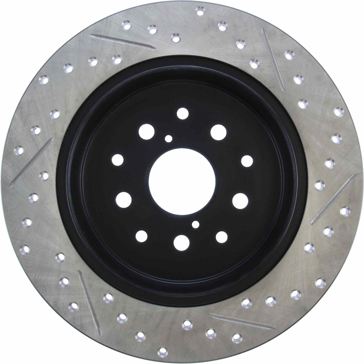 StopTech Sport Drilled/Slotted Brake Rotor; Rear Right