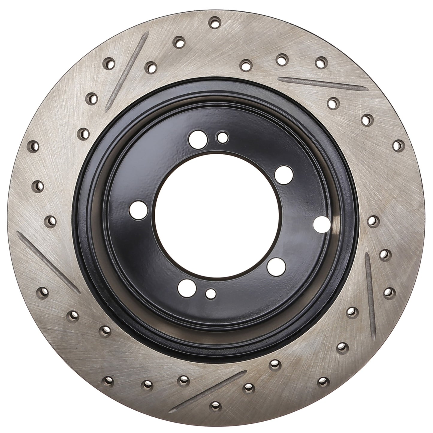 StopTech 91-93 Dodge Stealth/Mitsubishi 3000GT Slotted & Drilled Sport Brake Rotor - Rear Left 127.46034L