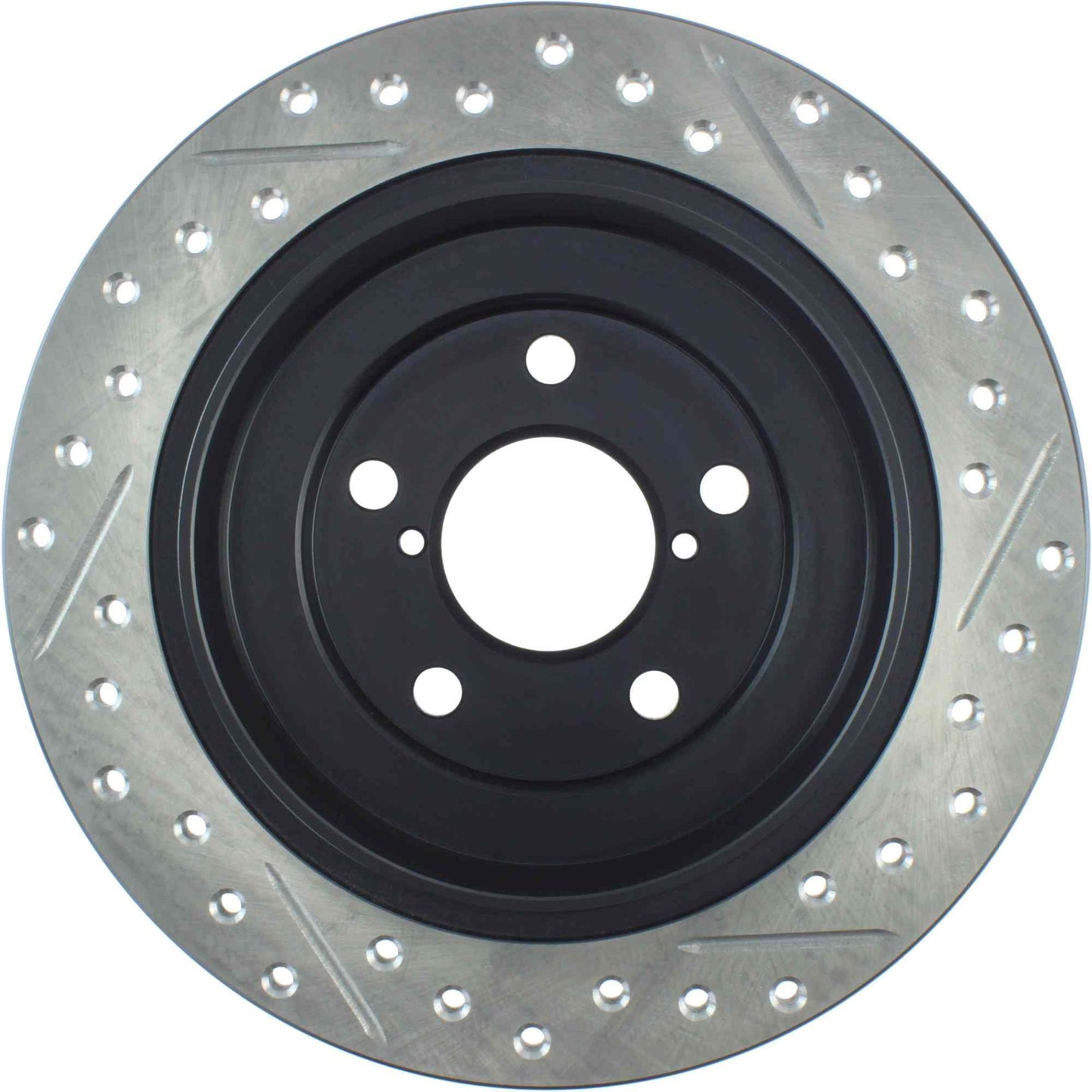 StopTech Sport Drilled/Slotted Brake Rotor; Rear Right