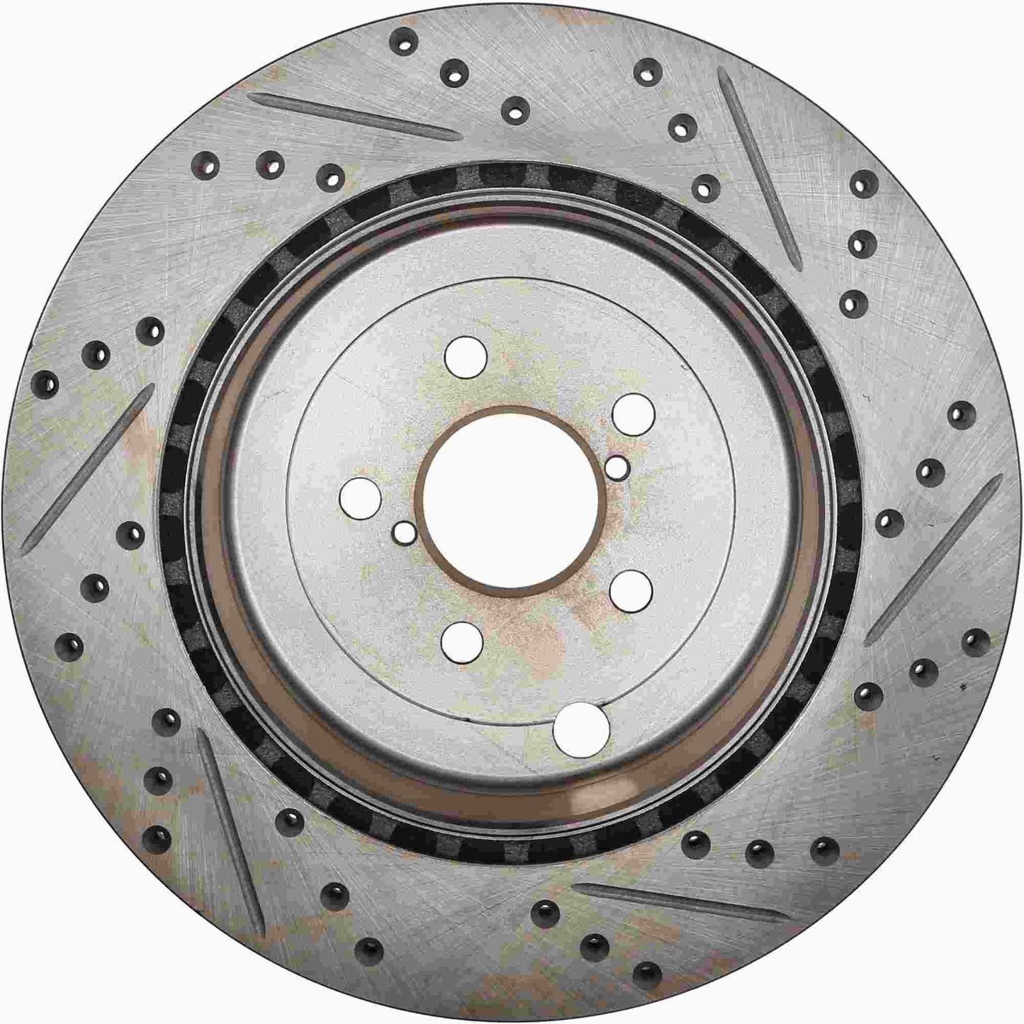 StopTech Sport Slotted & Drilled Passenger Side Rotor 127.47043R