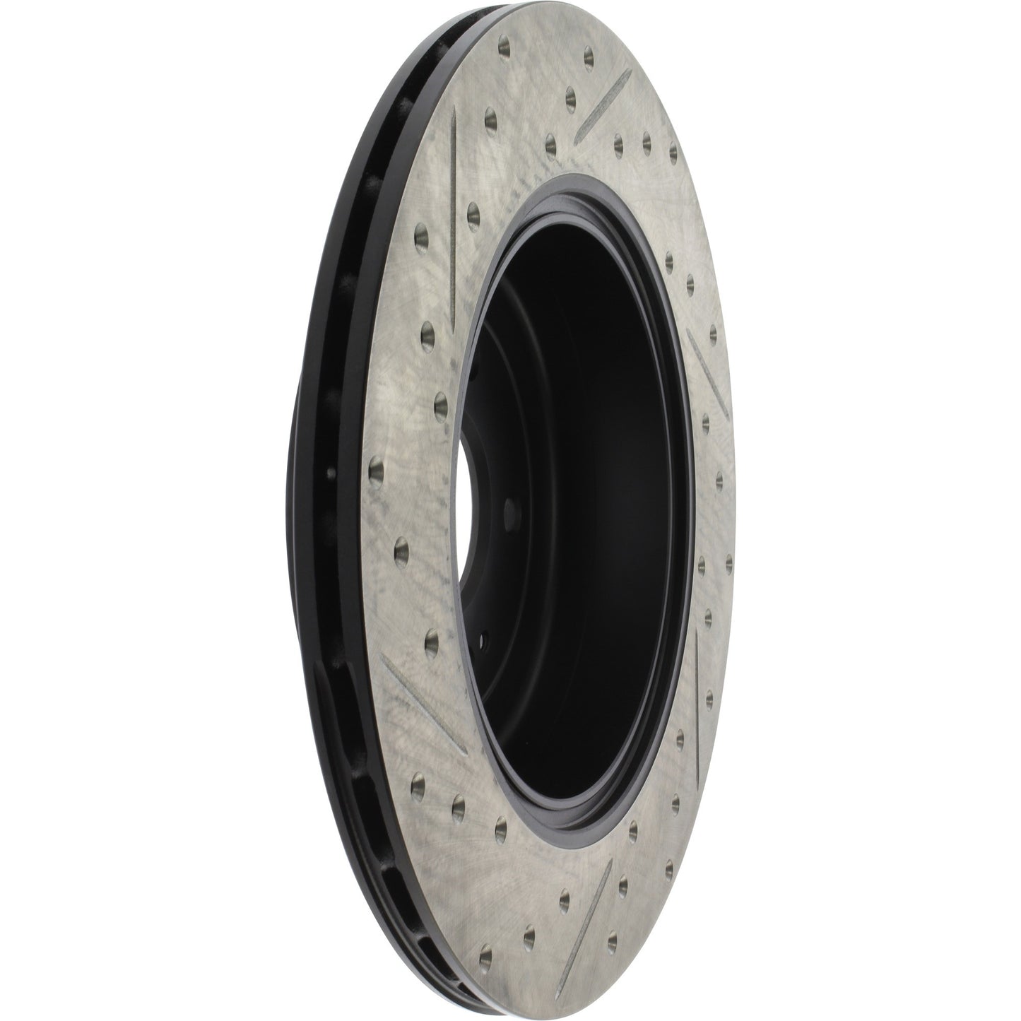 StopTech 10 Hyundai Genesis Coupe w/ Factory Brembo Slotted & Drilled Left Rear Rotor 127.51035L