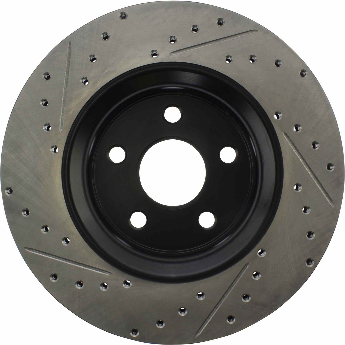 StopTech 11-12 Dodge Durango Sport Drilled & Slotted Front Passenger-Side Brake Rotor 127.58008R